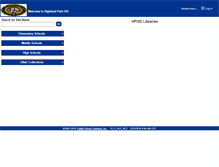 Tablet Screenshot of destiny.hpisd.org